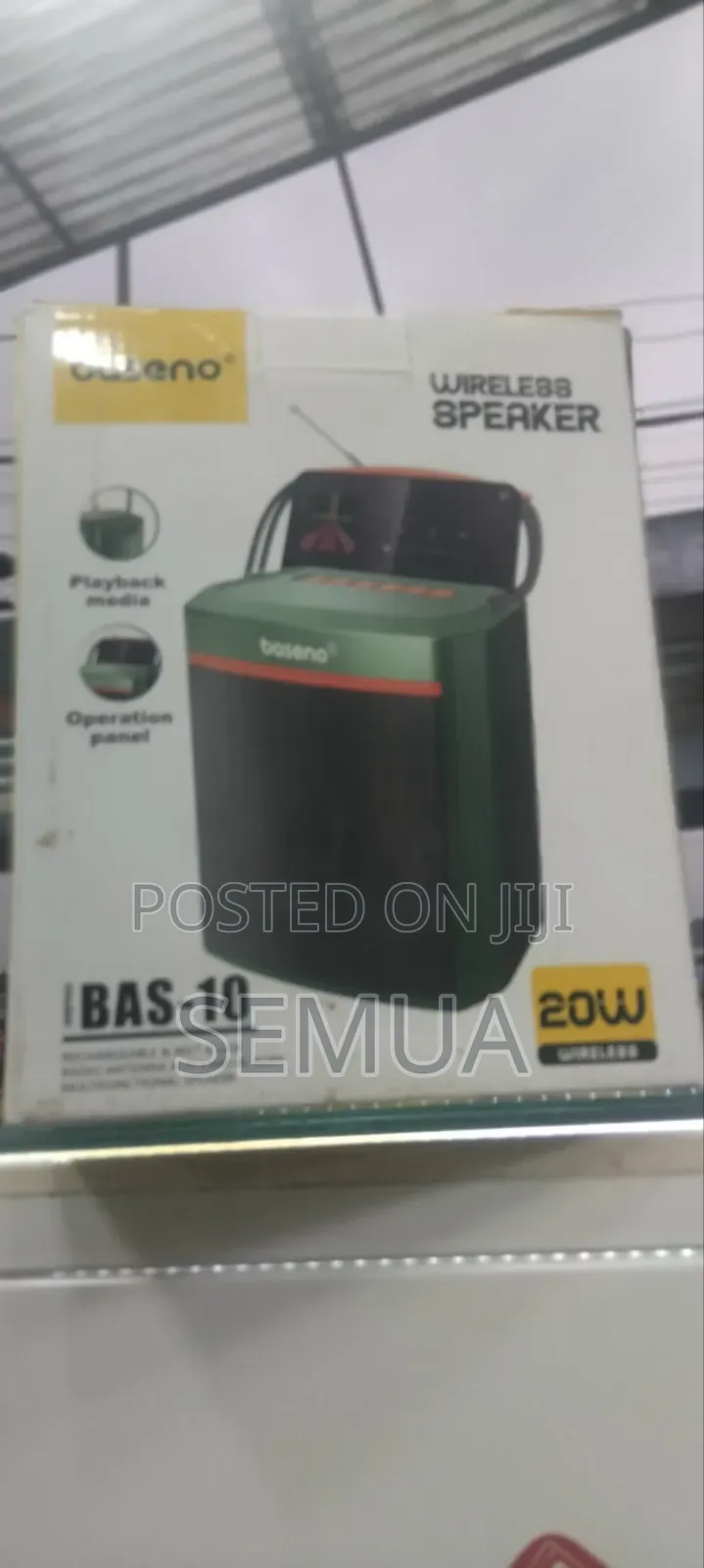 Original Speakers Bass መቀያየሪያ ያለው 2000mah Batrie ጋር