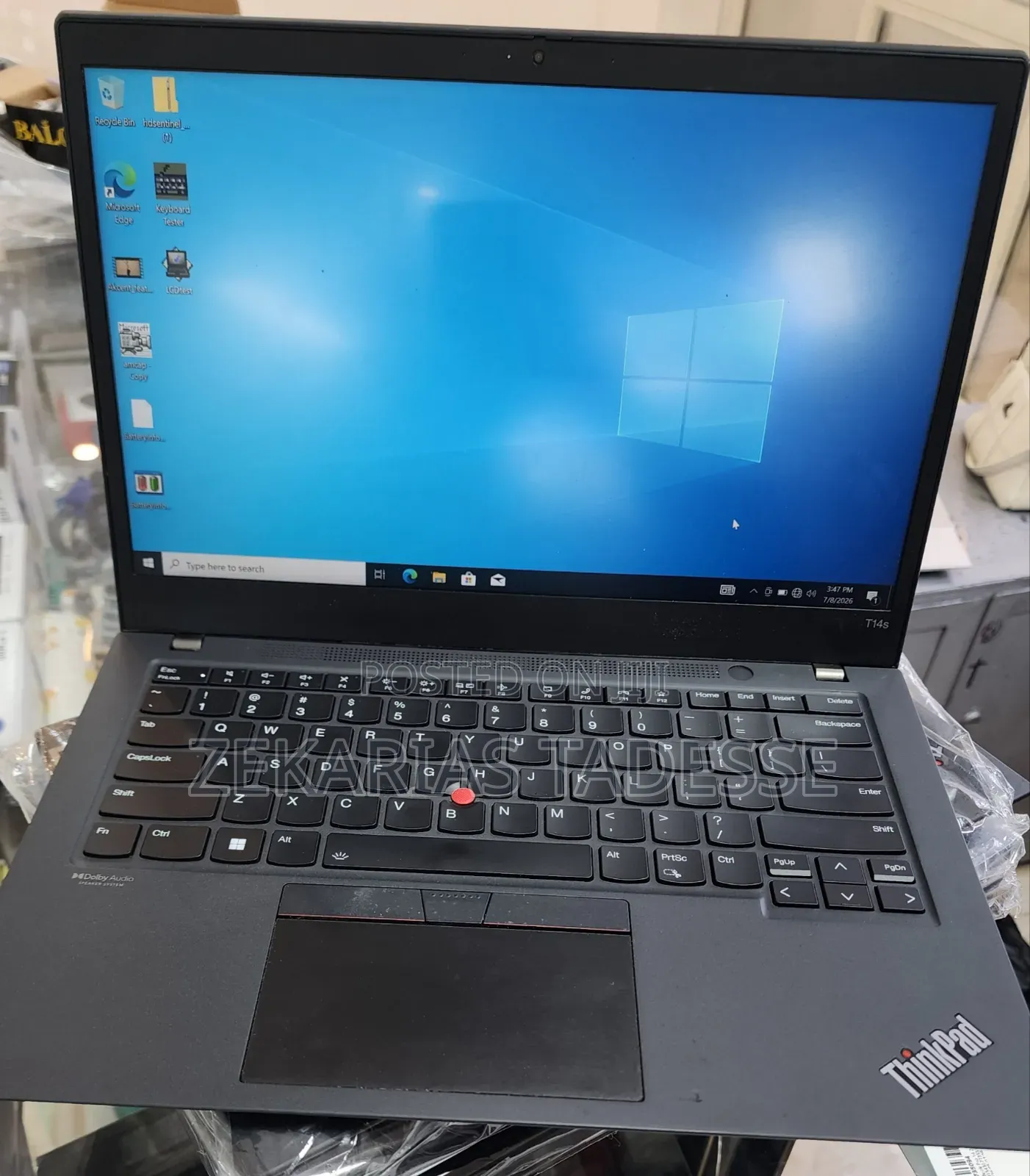 New Laptop Lenovo ThinkPad T14 16GB Intel Core i7 SSD 512GB