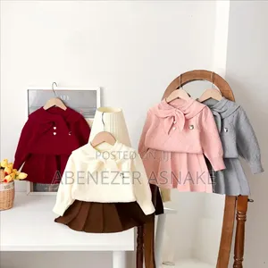 Toddler Girls Two Piece Sweater Top and Skirt