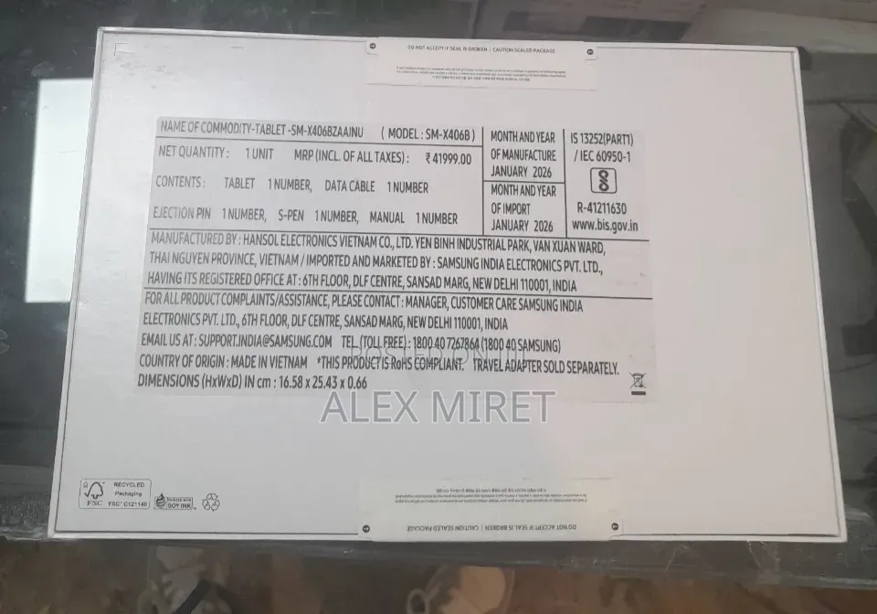New Samsung Galaxy Tab S10 Lite 128 GB Black