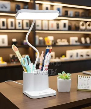 Led Desk Reading Lamp With Pen Holder