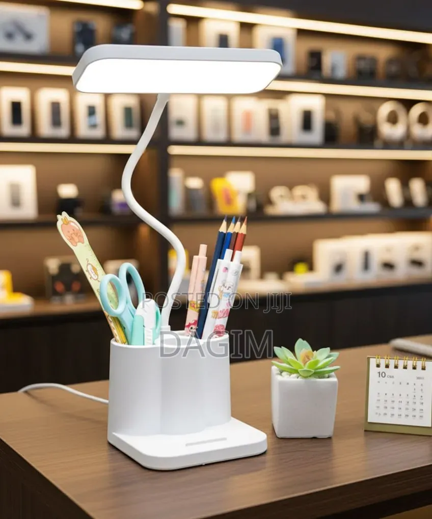 Led Desk Reading Lamp With Pen Holder