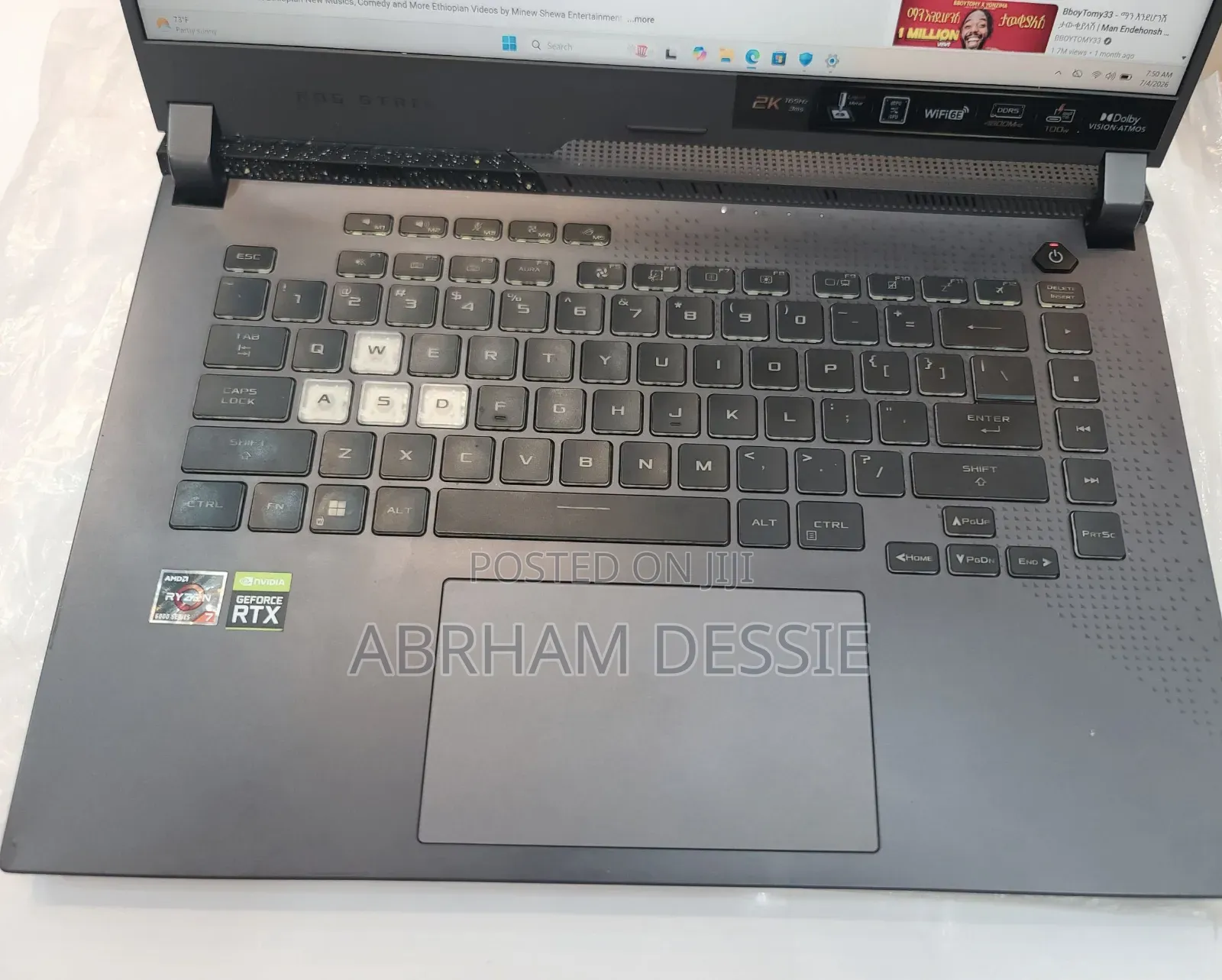 New Laptop Asus 16GB AMD Ryzen 7 SSD 512GB