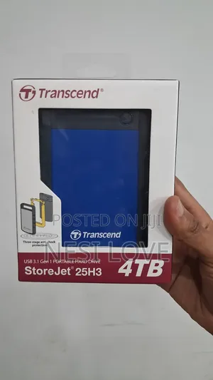 4tb Transcend External Hard Disk Drive Storage
