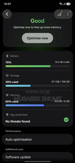 New Samsung Galaxy A55 128 GB White