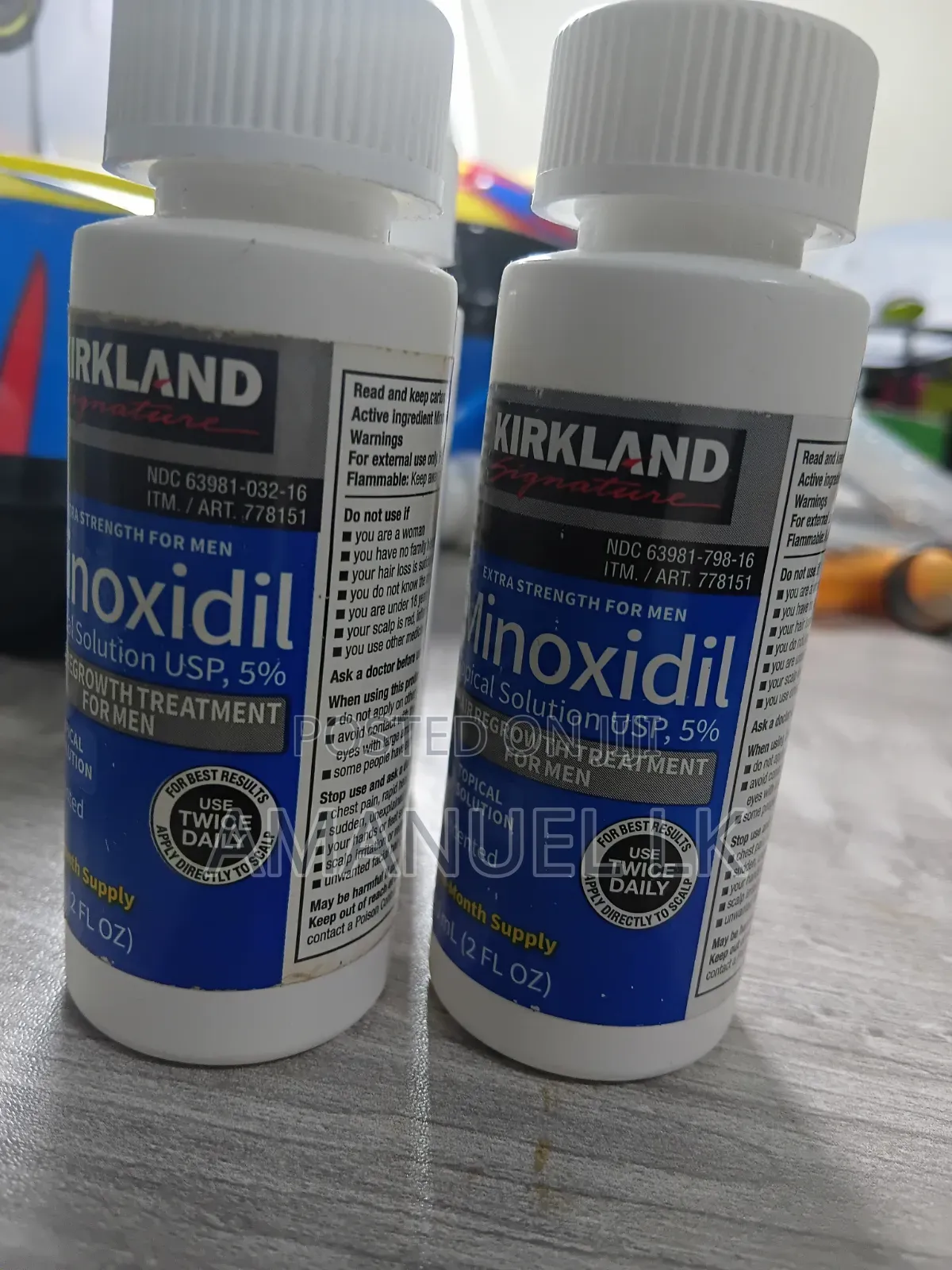 Usp 5% Minoxidil ሚኖክስ