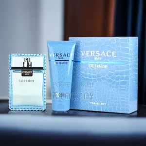 Versace Man Eau Fraiche Travel Set Eau De Toilette Shower Gel Gift Set