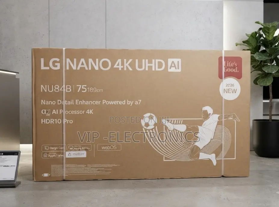 Lg 75 Inch Tv Uhd Ai Smart Nano Tv (Nu84b Series) – 2026 New Model