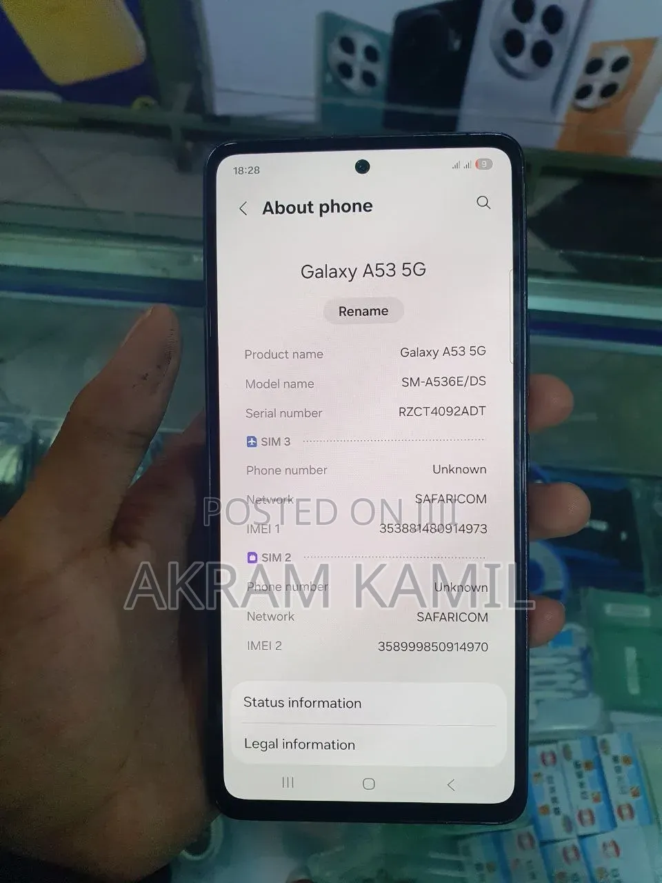 Samsung Galaxy A53 5G 128 GB Black
