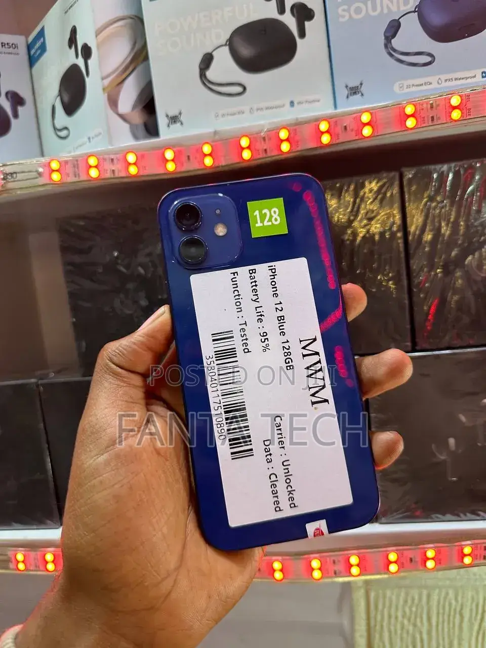 New Apple iPhone 12 128 GB Blue