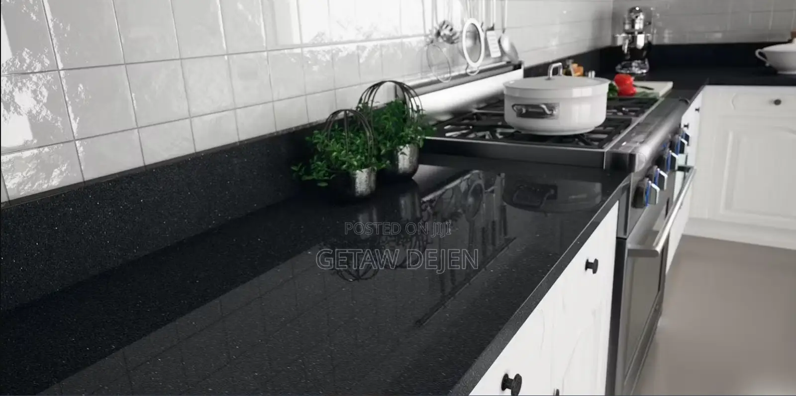Imported Black Galaxy Granite - 220x63