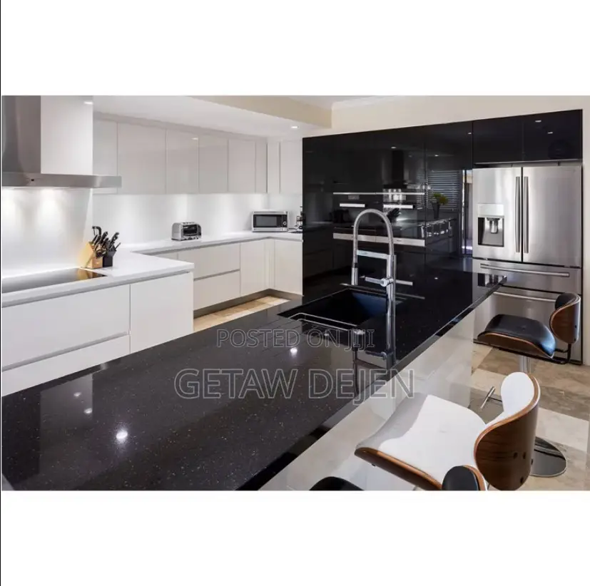 Black Galaxy Granite Kitchen Top - 260x63