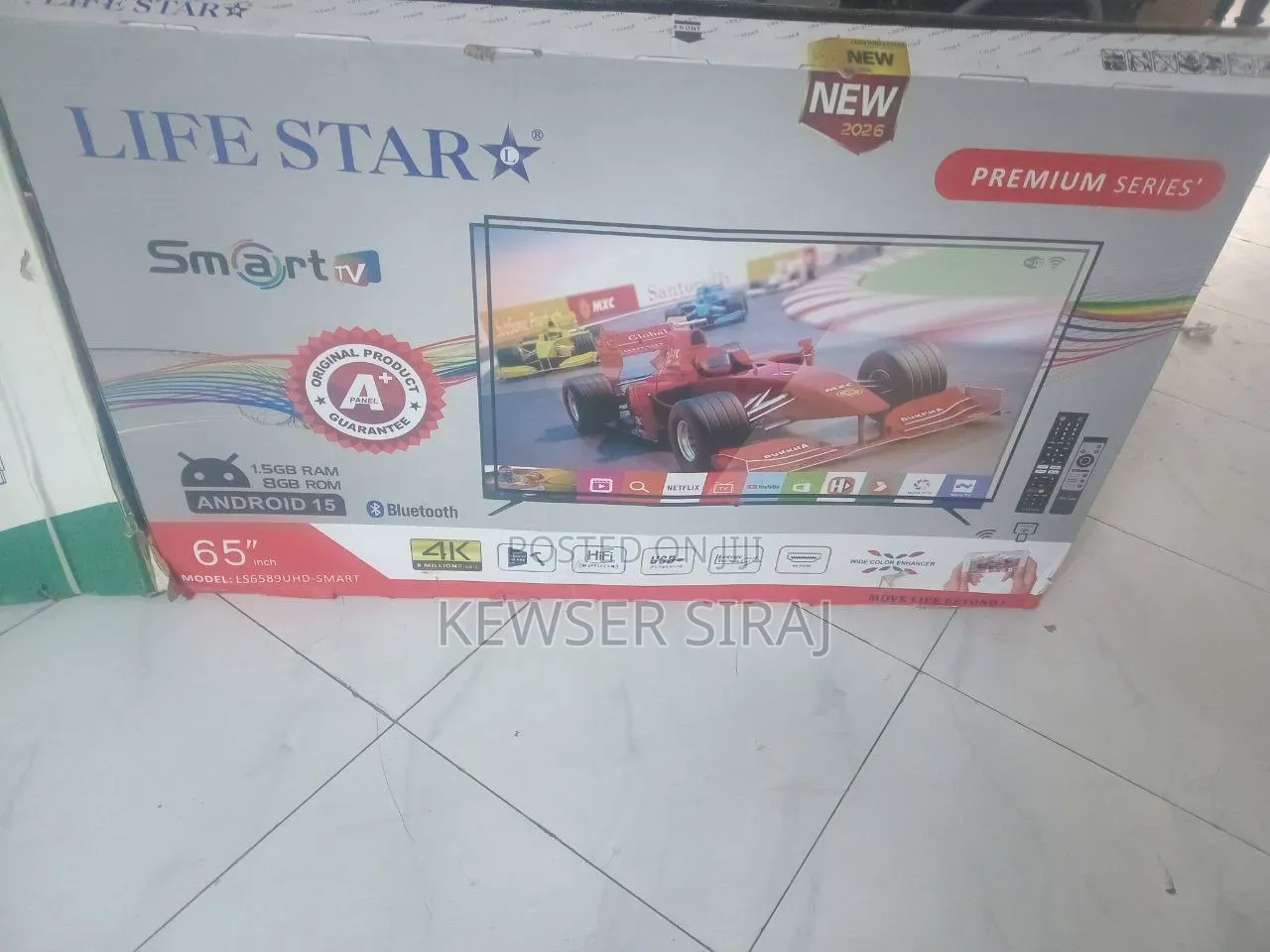 Life Star 65inch Tv Smart Android