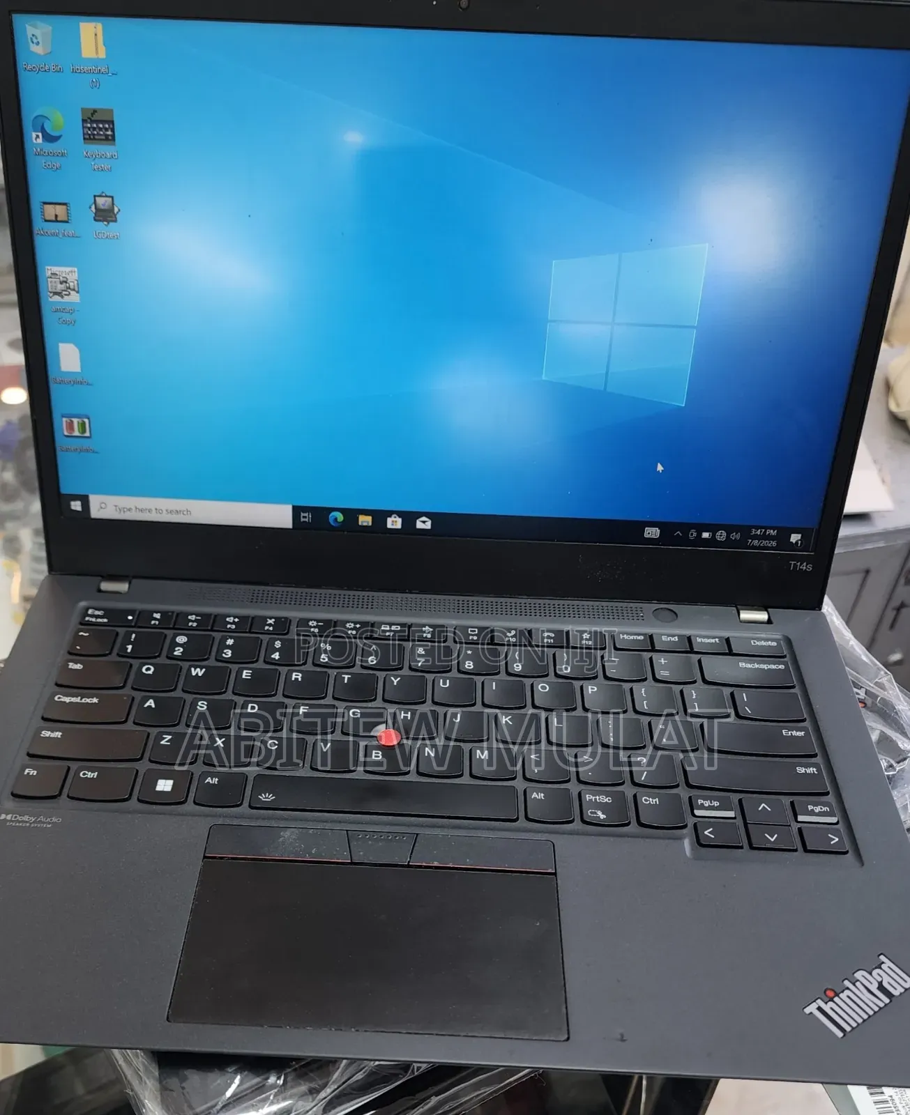 New Laptop Lenovo ThinkPad T14s Gen 2 16GB Intel Core i7 SSD 512GB
