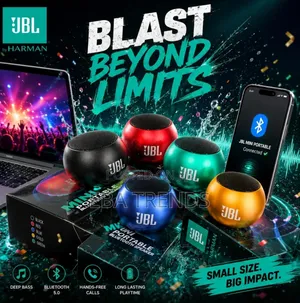 Modern Portable JBL Bluetooth Speaker | Wireless | Memory Card Support
