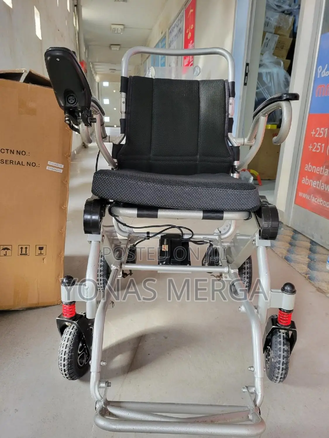 Electrical/Power Wheelchair | Long-Range售佑dual Motors Joystick