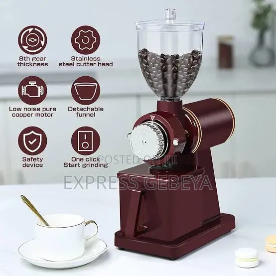 Commercial Coffee Grinder ለንግድና ለቤት ውስጥ አገልግሎት የሚውል የቡና መፍጫ Cofee Mill