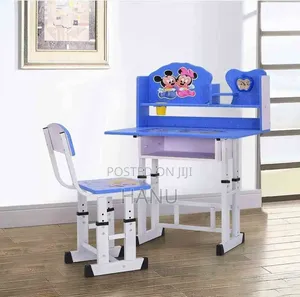 Cute Modern Kids Study Table + Chair Set