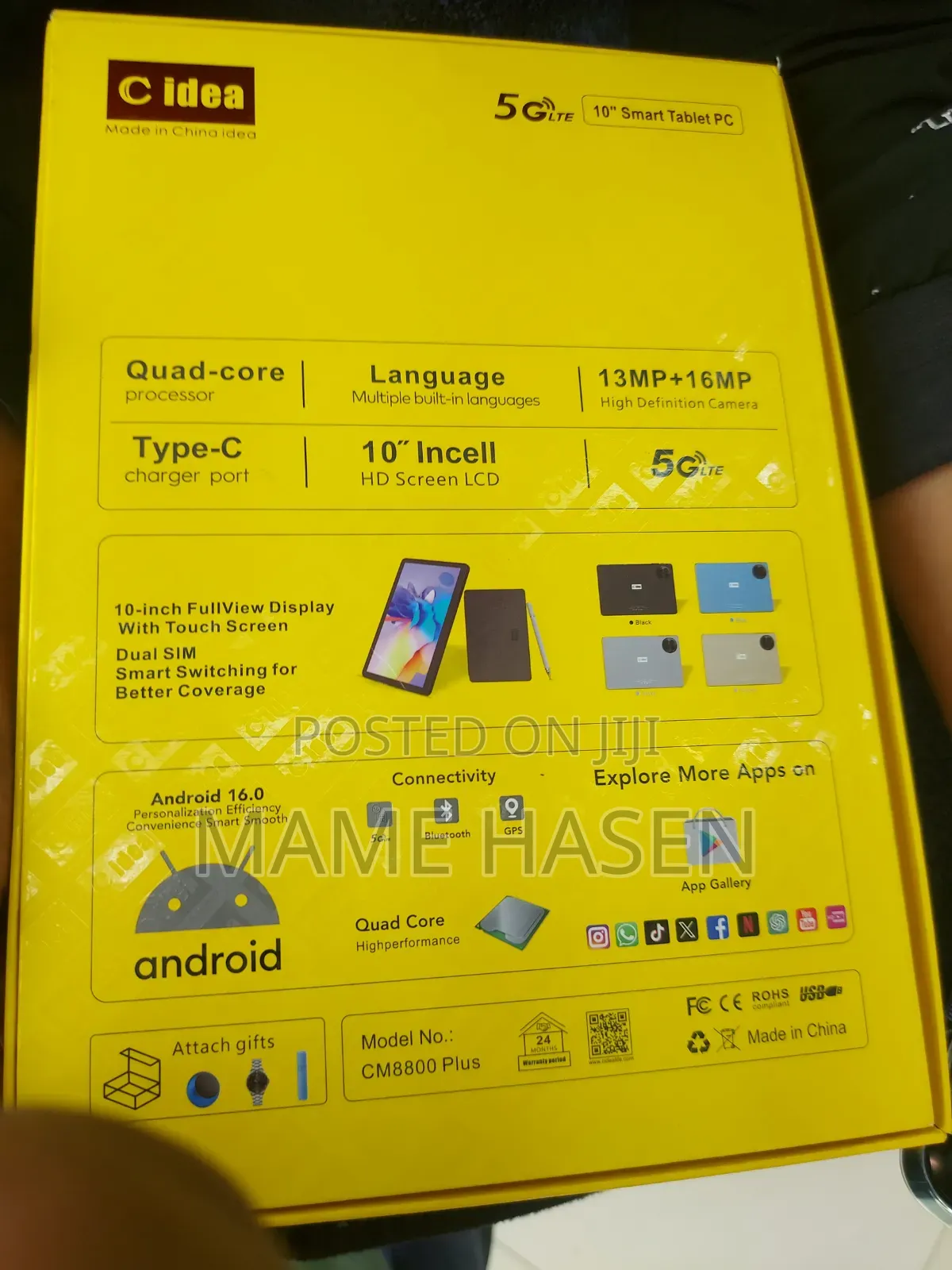 New C idea CM8800 Plus 1 TB Black