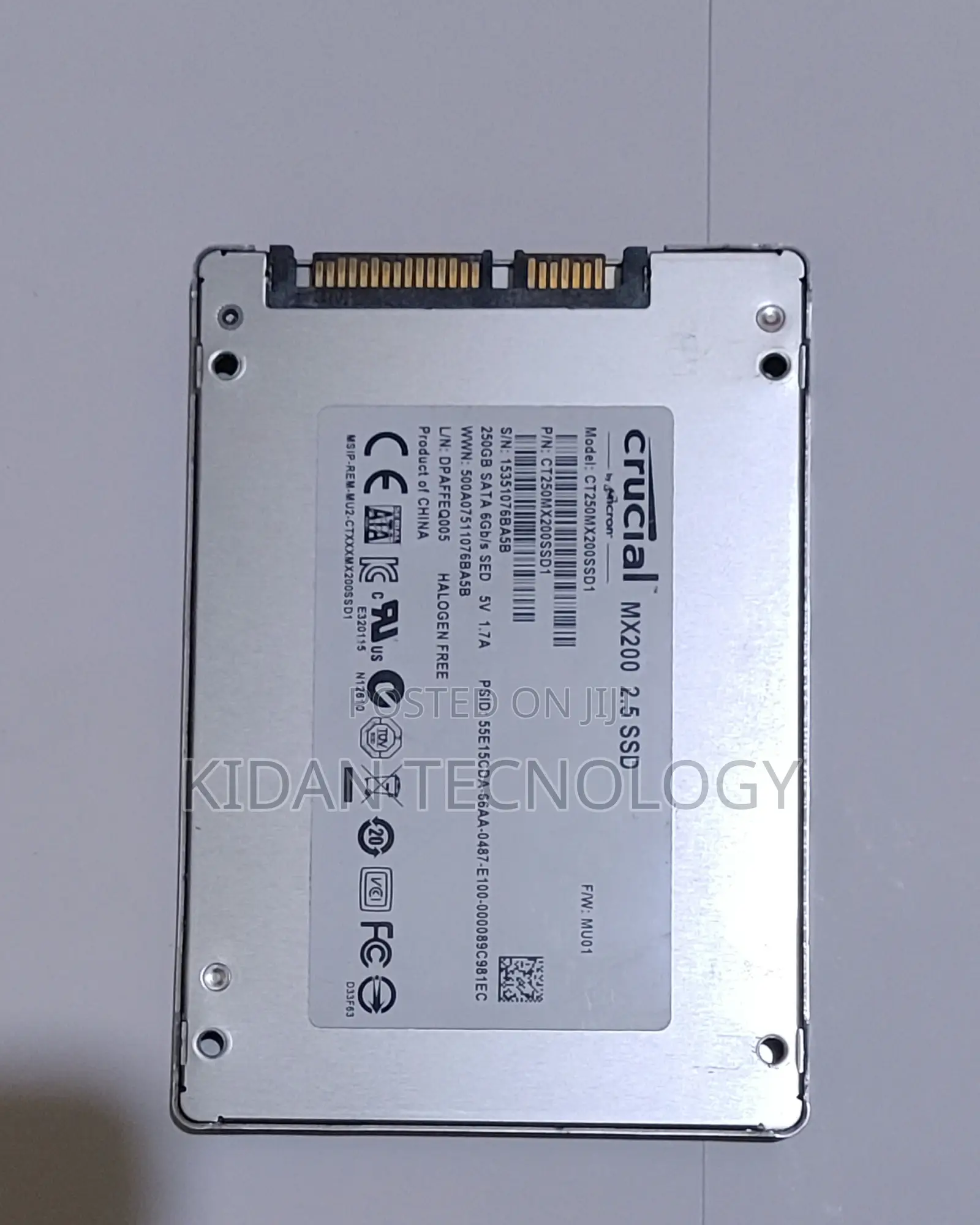 Crucial Ssd 250gb Sata