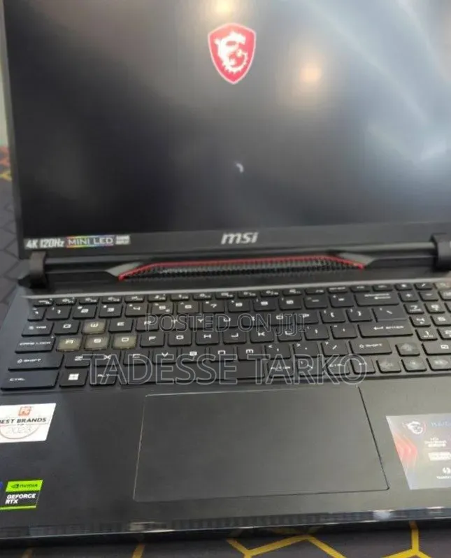 New Laptop MSI Raider GE78 16GB Intel Core i9 SSD 1T