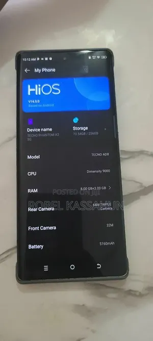 New Tecno Phantom X2 5G 256 GB Silver