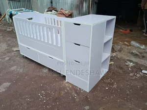 Full White Baby Bed