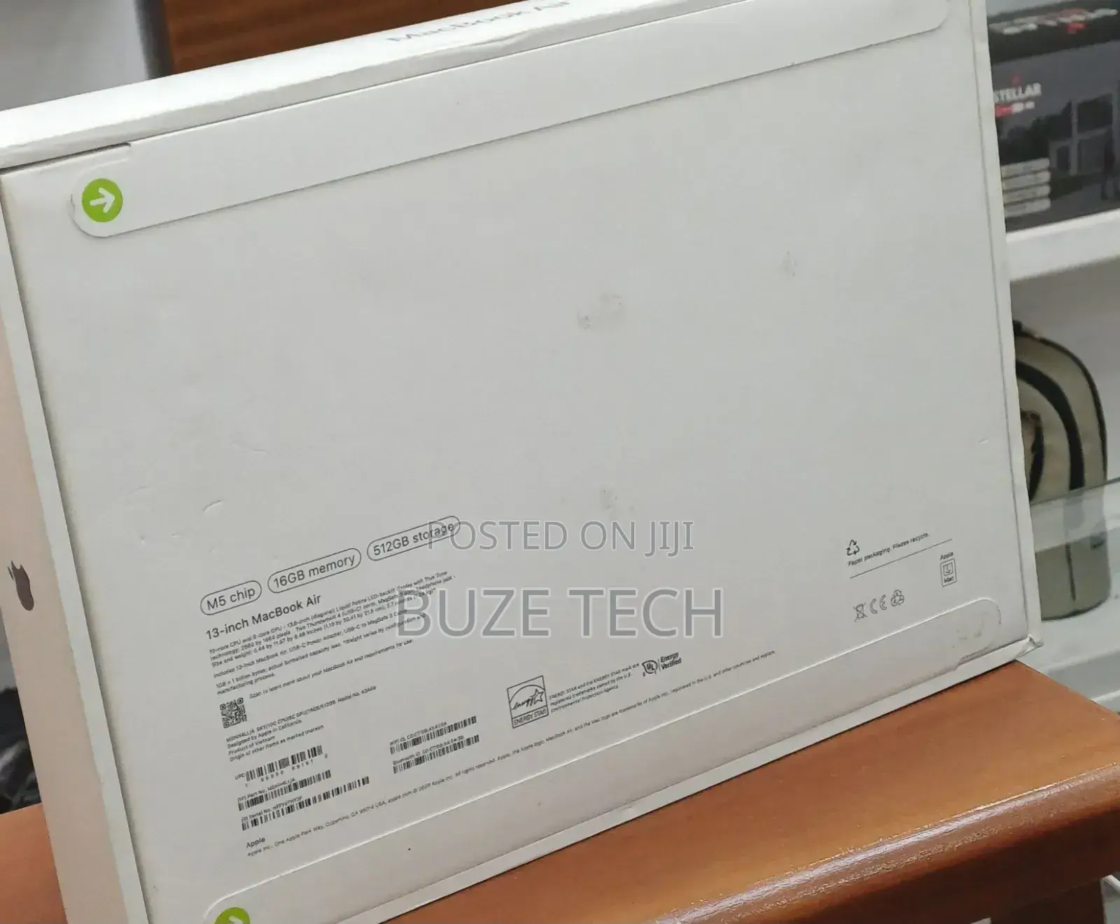 New Laptop Apple MacBook Air 2026 M5 16GB Apple M5 SSD 512GB