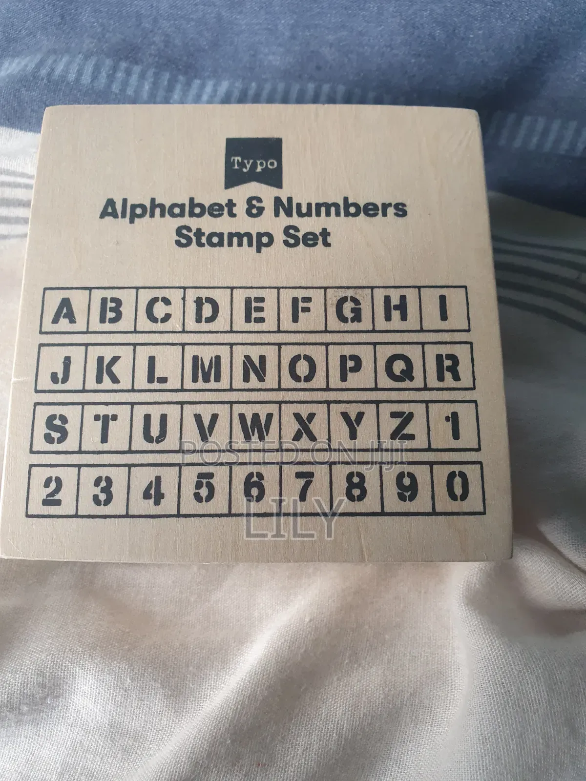 Alphabet Number Stamp Set