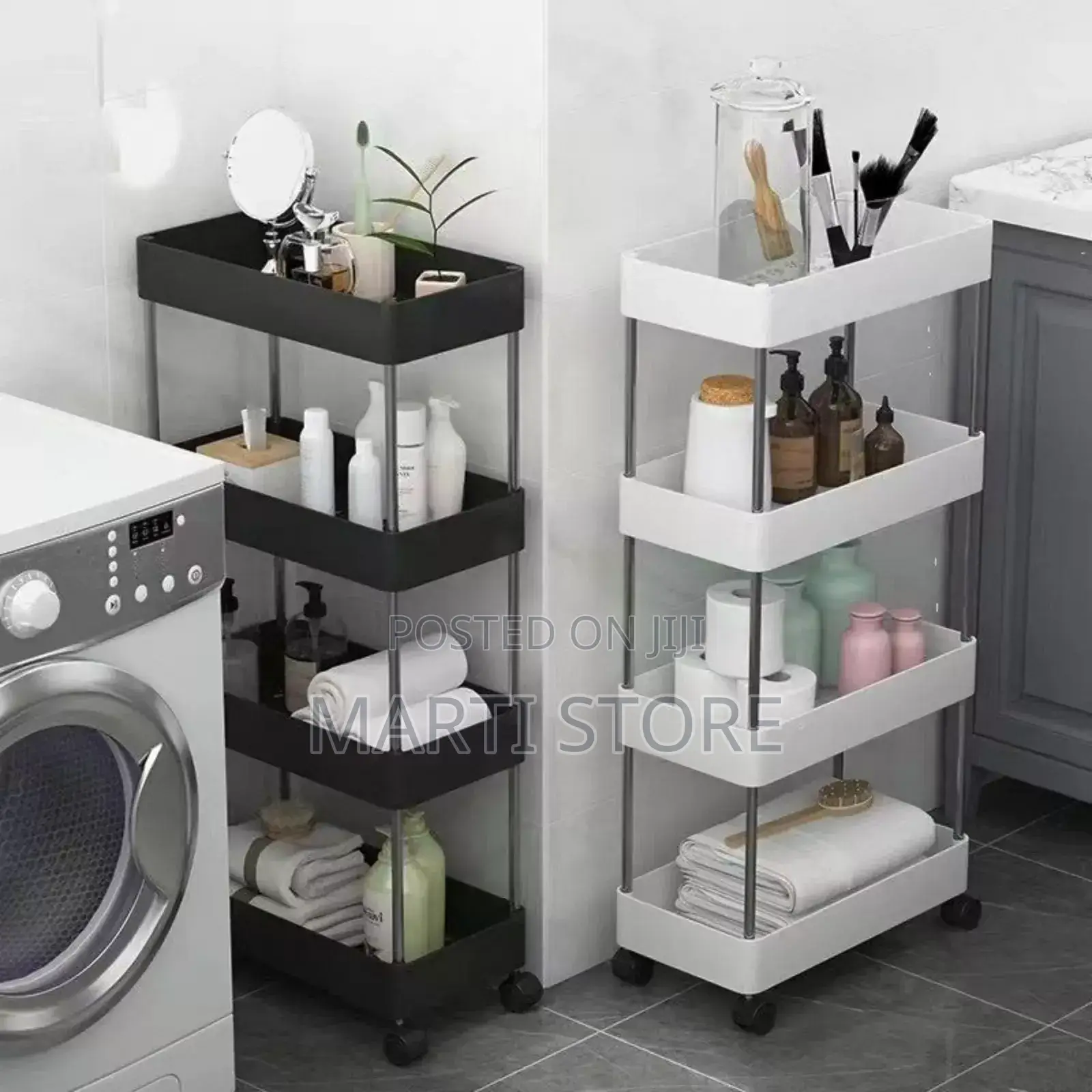 4-layer Movable Kitchen Storage Rack / Shelf