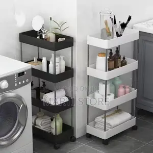 4-layer Movable Kitchen Storage Rack / Shelf