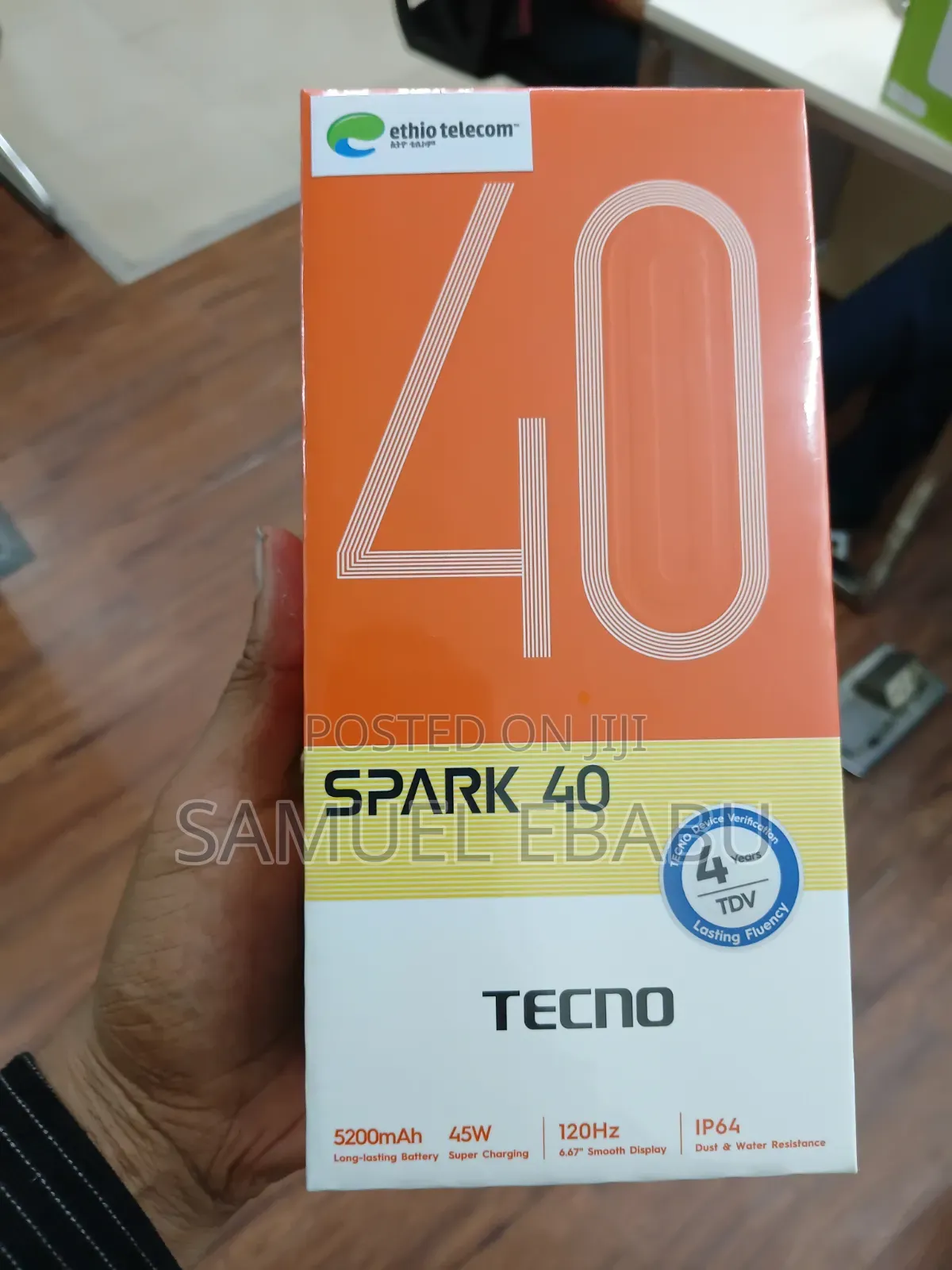 New Tecno Spark 40 128 GB Black
