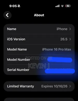 Apple iPhone 16 Pro Max 256 GB White