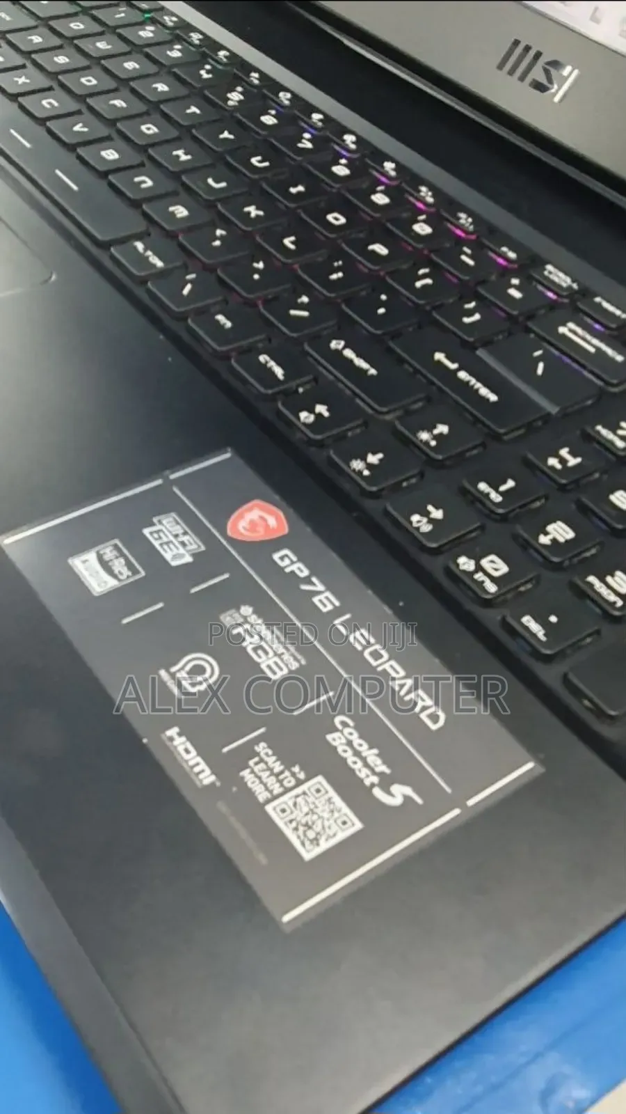 New Laptop MSI GP75 Leopard 16GB Intel Core i7 SSD 1T