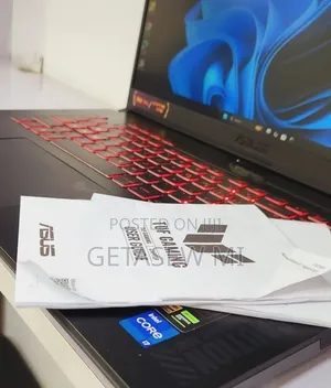 New Laptop Asus TUF Gaming A15 16GB Intel Core i7 SSD 256GB