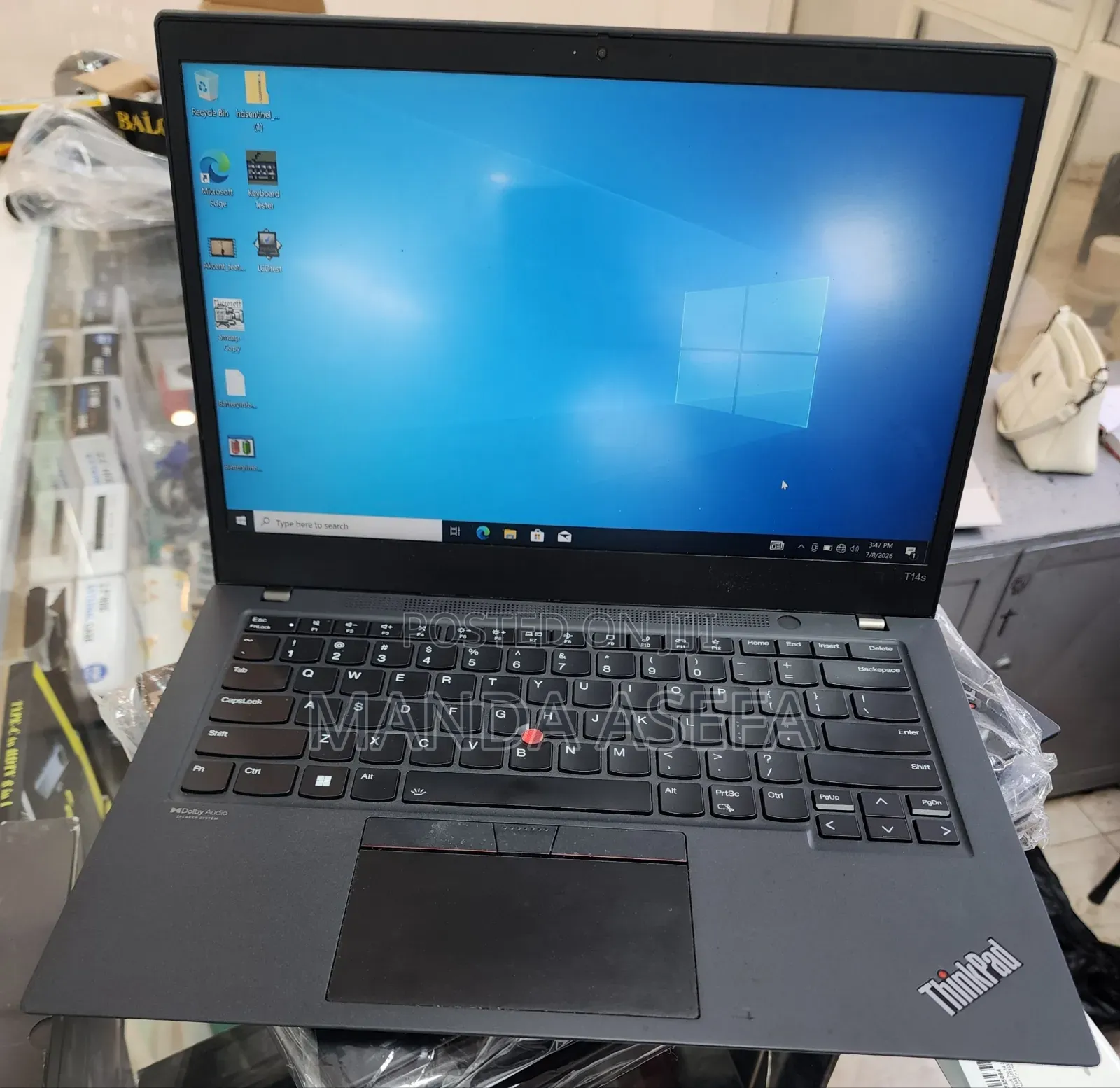 New Laptop Lenovo ThinkPad T14s Gen 1 16GB Intel Core i7 SSD 512GB