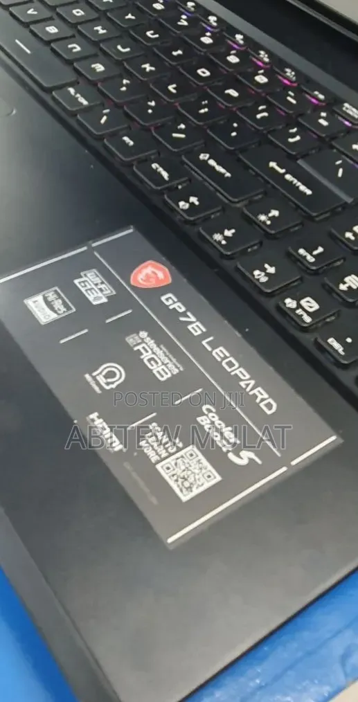 New Laptop MSI GP75 Leopard 16GB Intel Core i7 SSD 1T