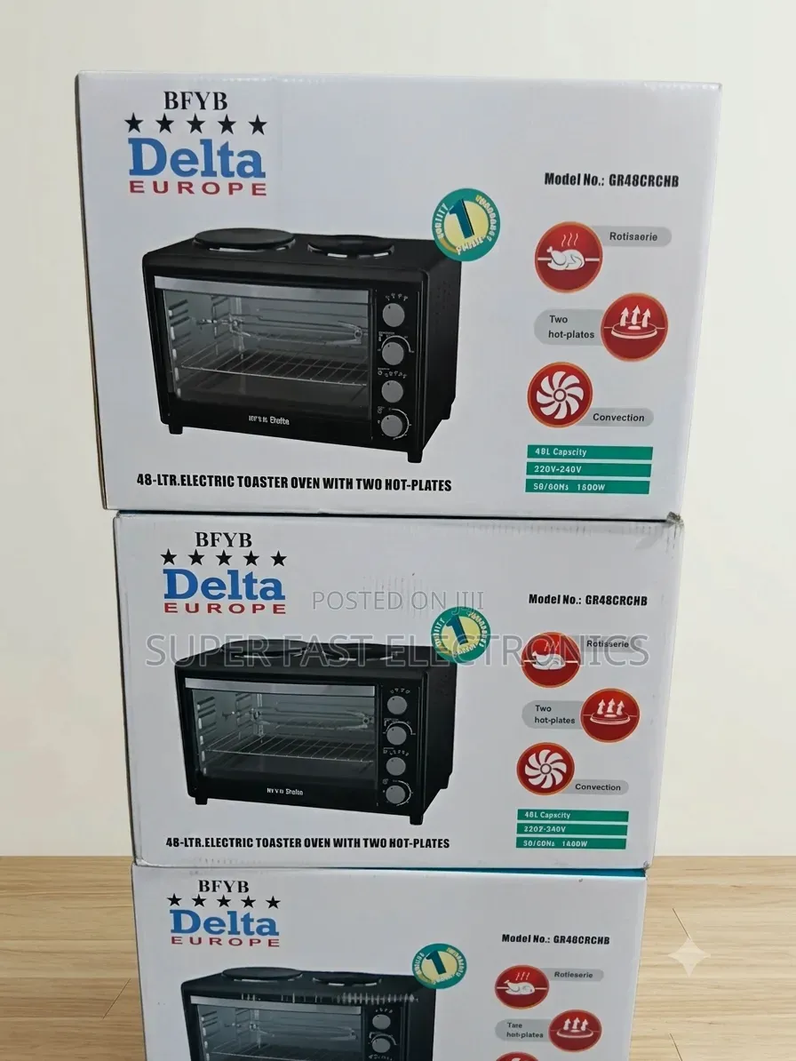 Delta Mini Oven 48liter Delta Europe (Bfyb)Powerful 1500w