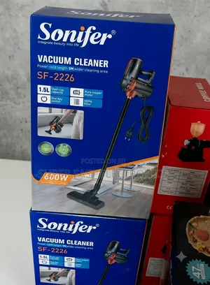 Sonifer Vacuum Cleaner 600w High-Suction Stick Handheld Vacuum 1.5l
