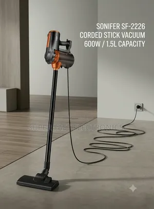 Sonifer Vacuum Cleaner 600w High-Suction Stick Handheld Vacuum 1.5l