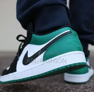 Nike Air Jordan 1"Mystic Pin Green" Low Unisex Shoes
