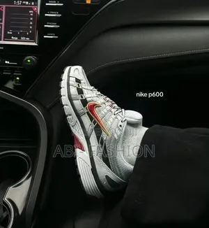 Nike P6000 "Silver Varsity Red" Unisex Sneaker Shoes