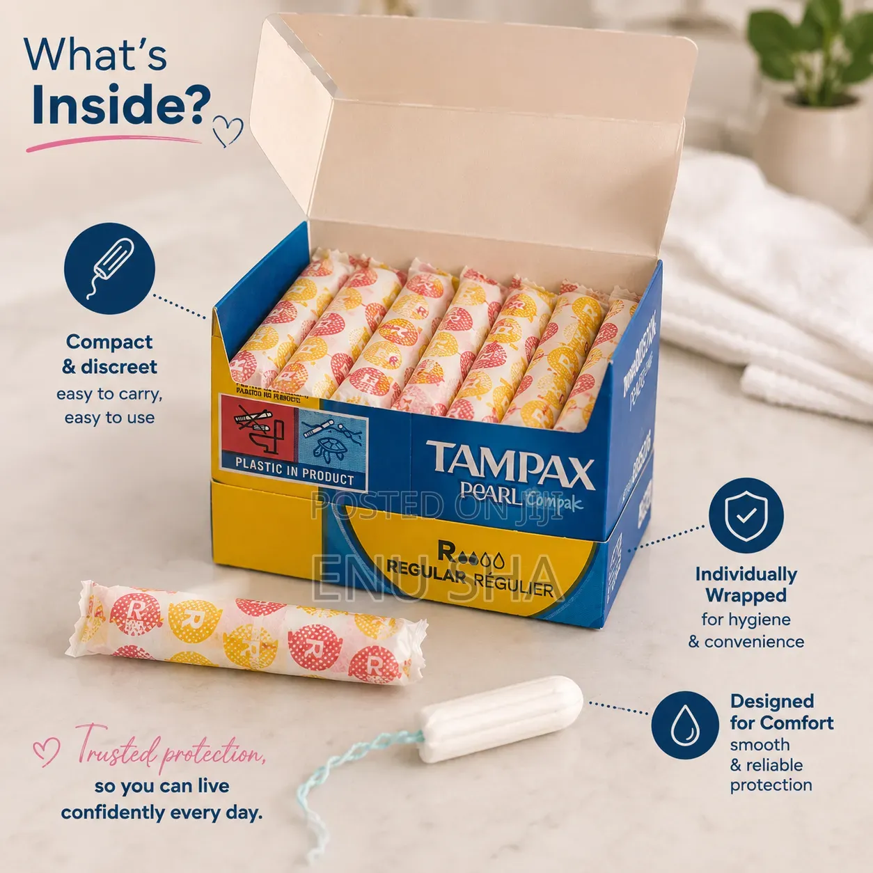 Tampax Pearl Compak Regular