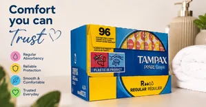 Tampax Pearl Compak Regular