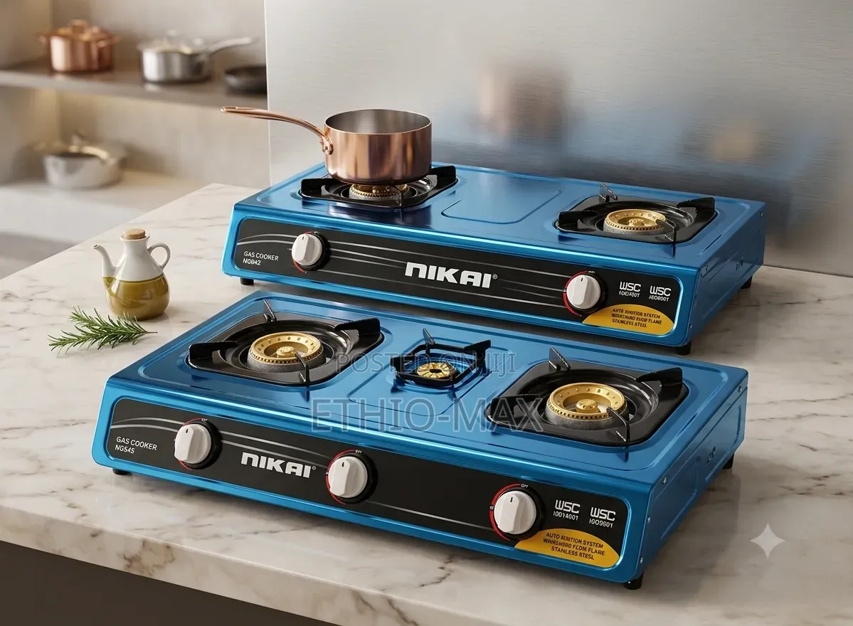 Nikai Top Stand Gas Cooker Stove – Premium Cooking Performance
