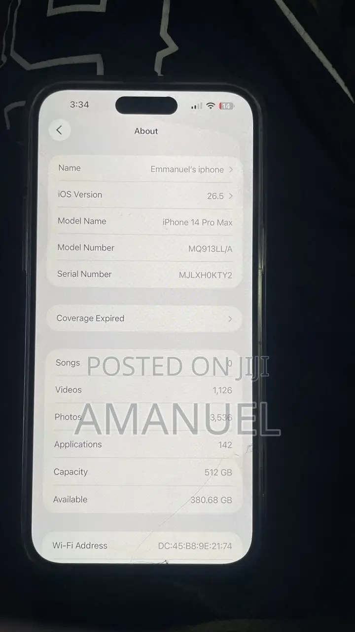 Apple iPhone 14 Pro Max 512 GB Purple
