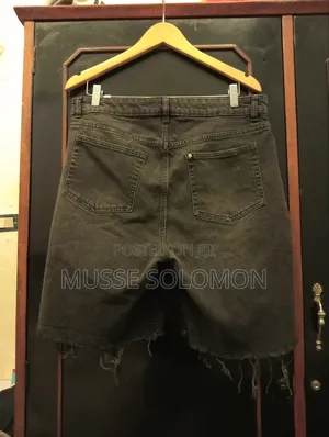 Grey Jeans Short