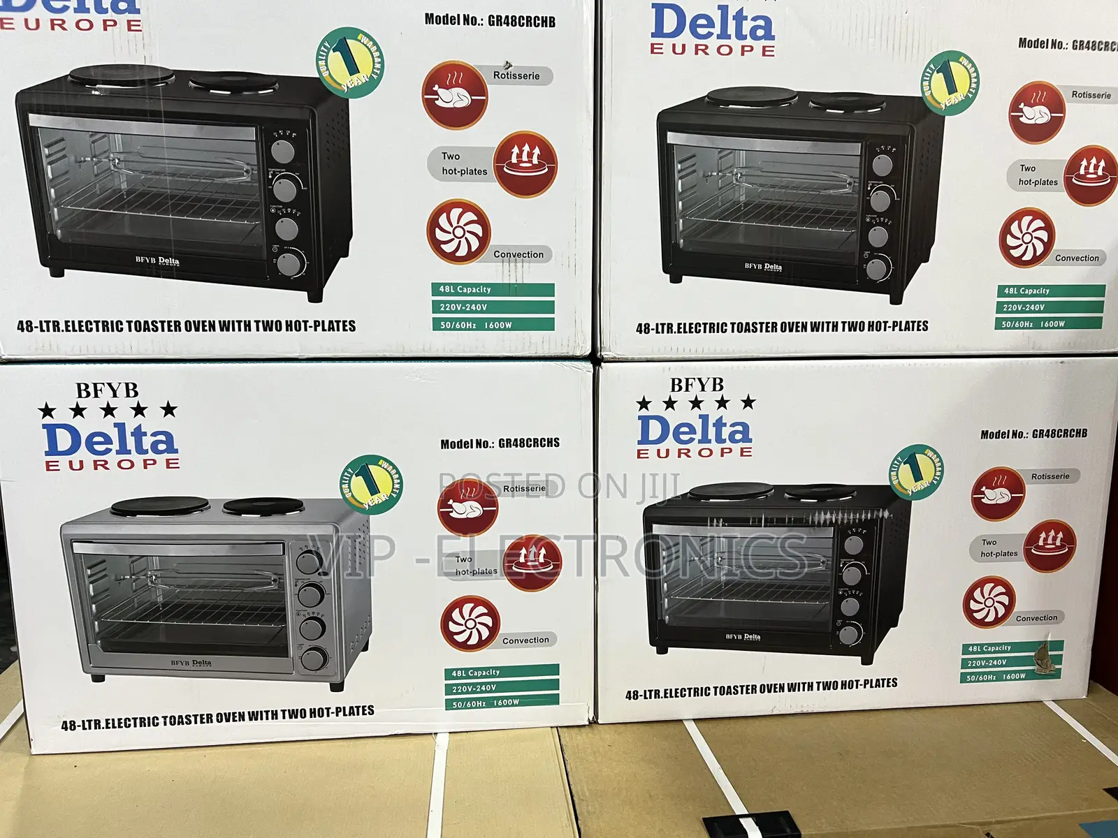 Delta Mini Oven Europe 48-Liter Electric Toaster Oven