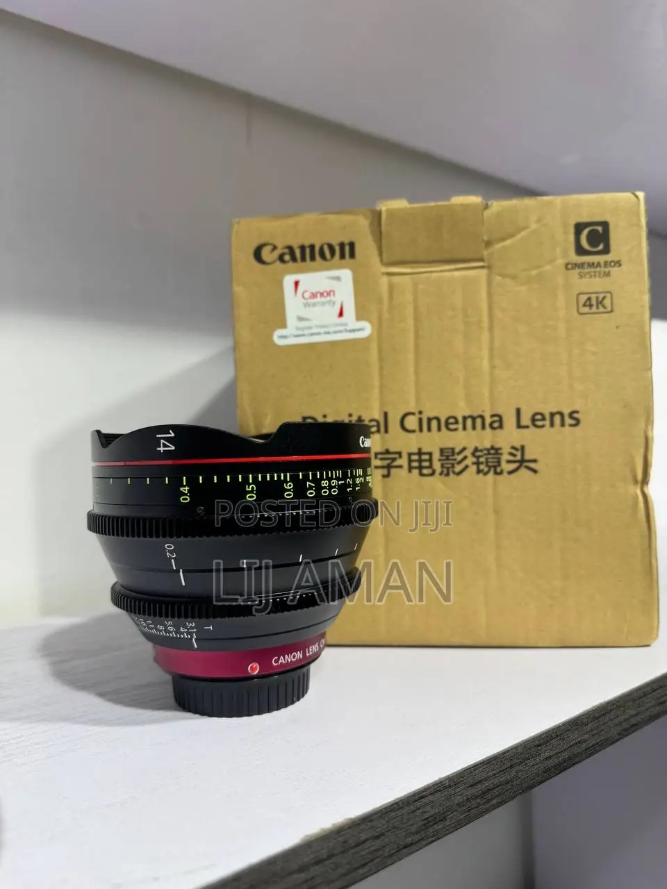 New Canon Cn-E 14mm T3.1 L F Cinema Prime Lens (Ef Mount)