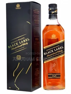 Johnnie Walker Black Label 12 Years Old Blended Scotch Whisky